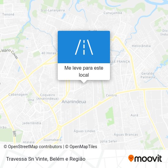Travessa Sn Vinte mapa