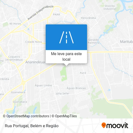 Rua Portugal mapa