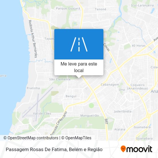 Passagem Rosas De Fatima mapa
