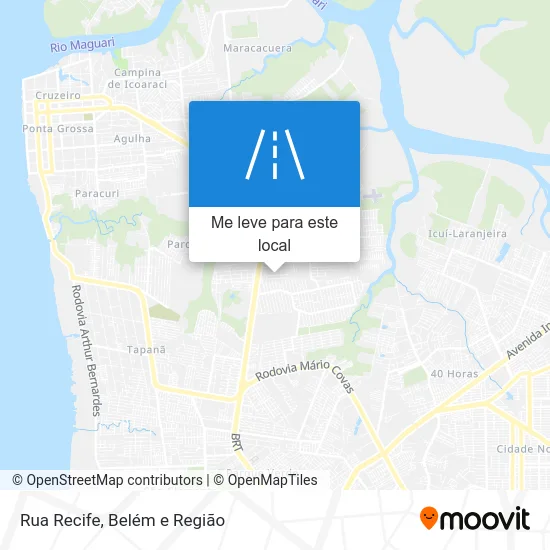 Rua Recife mapa