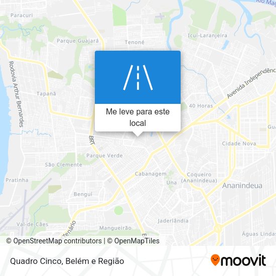 Quadro Cinco mapa