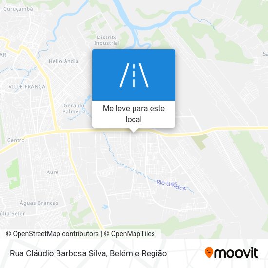 Rua Cláudio Barbosa Silva mapa