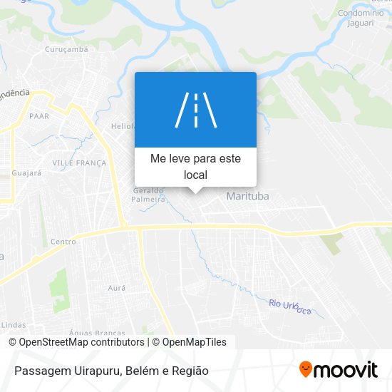 Passagem Uirapuru mapa
