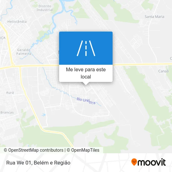 Rua We 01 mapa