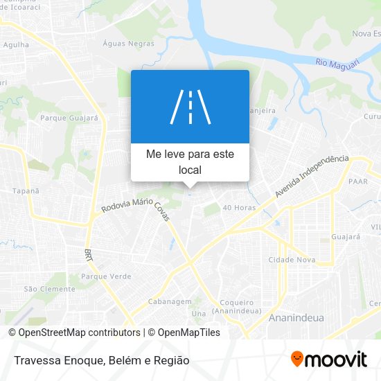Travessa Enoque mapa