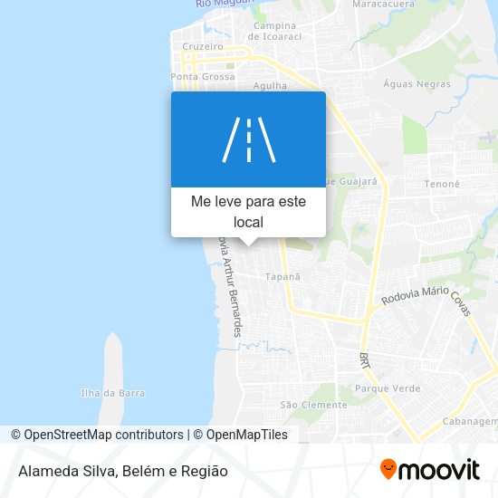 Alameda Silva mapa