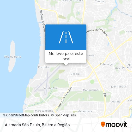 Alameda São Paulo mapa