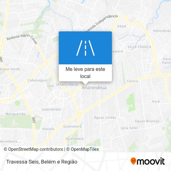 Travessa Seis mapa