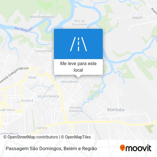 Passagem São Domingos mapa