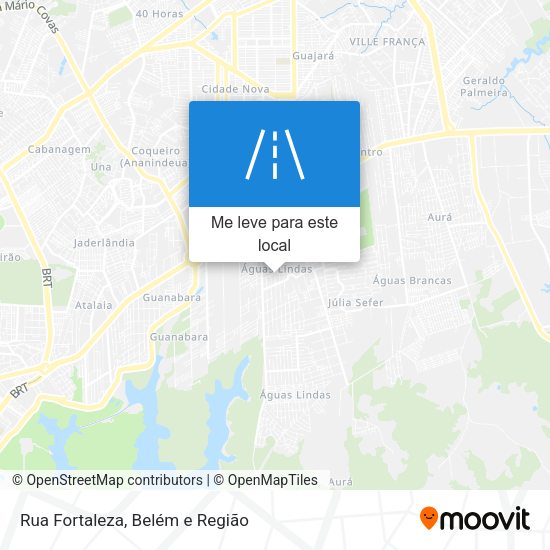 Rua Fortaleza mapa
