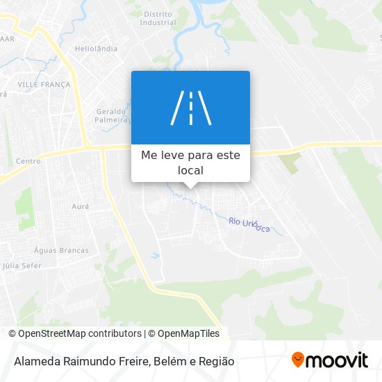 Alameda Raimundo Freire mapa