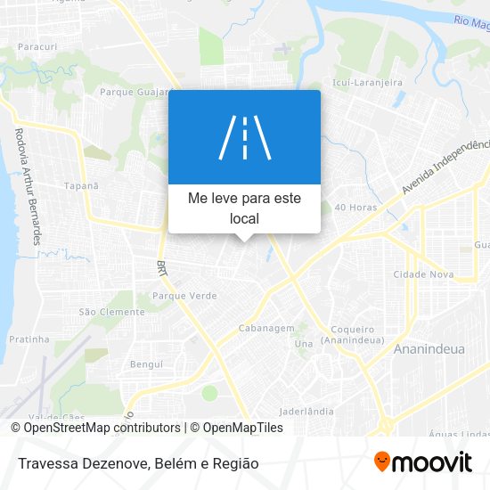 Travessa Dezenove mapa