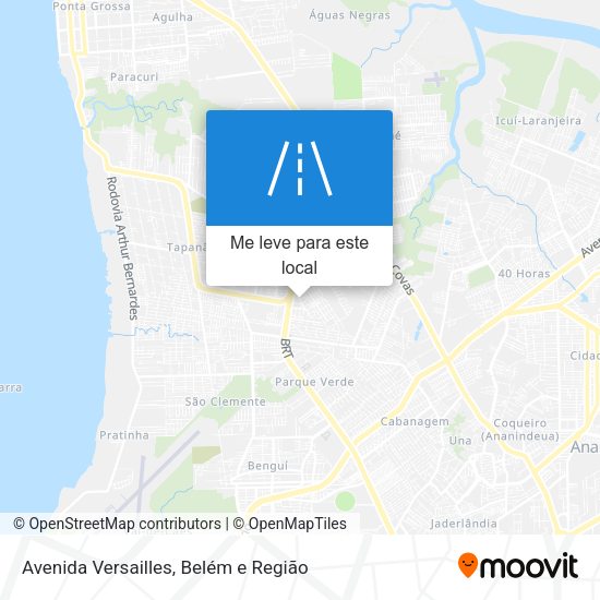 Avenida Versailles mapa