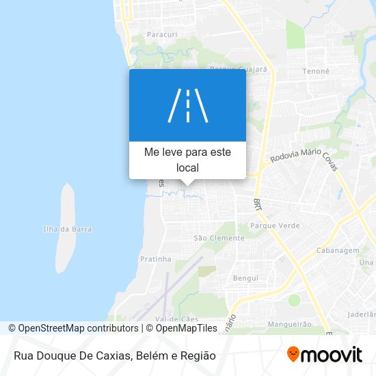 Rua Douque De Caxias mapa