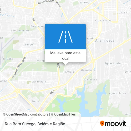 Rua Bom Sucego mapa