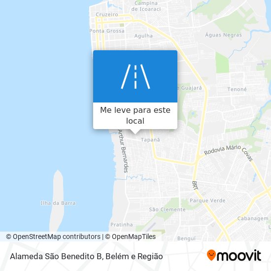 Alameda São Benedito B mapa