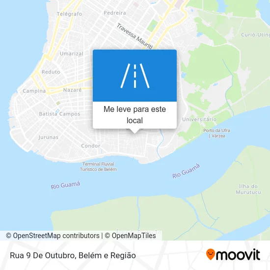 Rua 9 De Outubro mapa