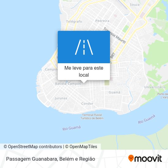 Passagem Guanabara mapa