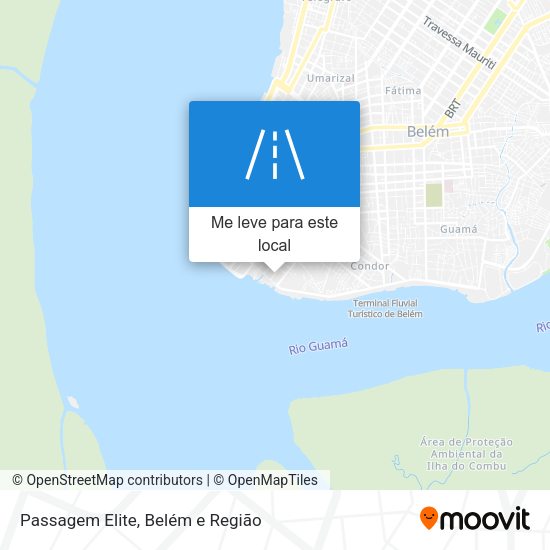 Passagem Elite mapa