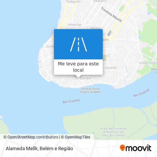 Alameda Mellk mapa