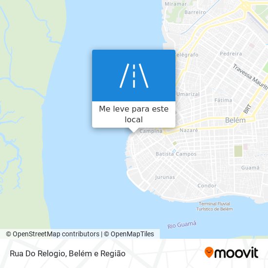 Rua Do Relogio mapa