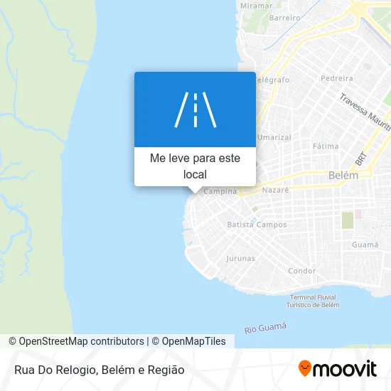 Rua Do Relogio mapa