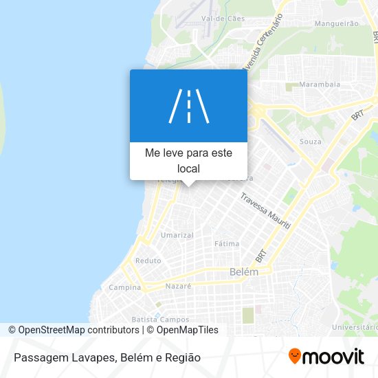 Passagem Lavapes mapa