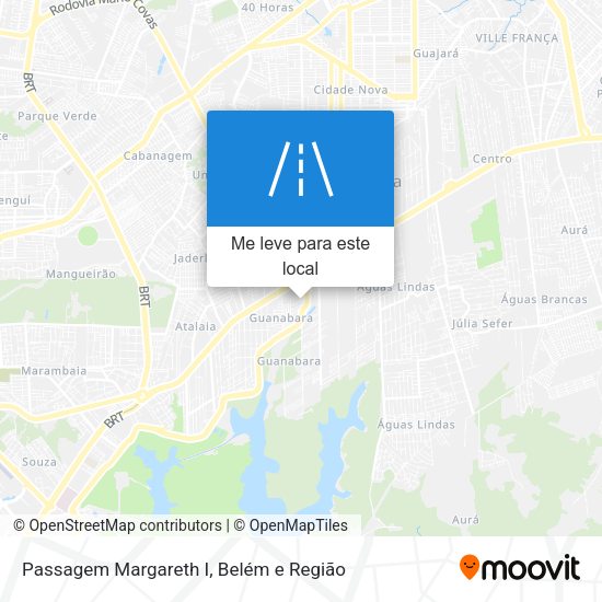Passagem Margareth I mapa