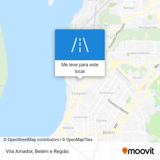 Vila Amador mapa