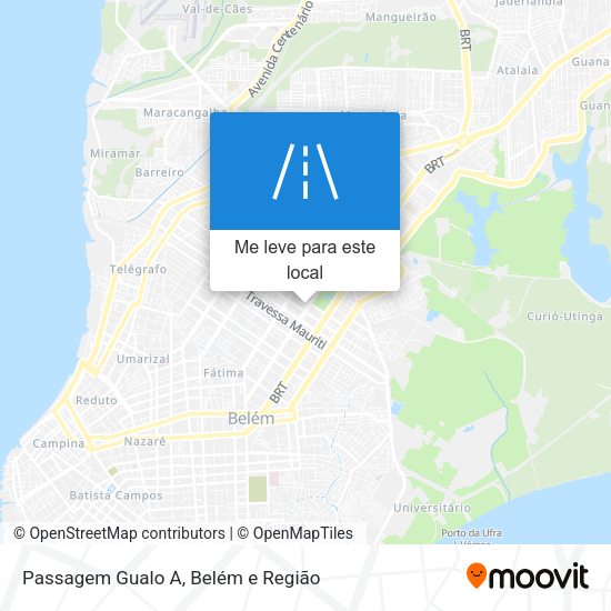 Passagem Gualo A mapa