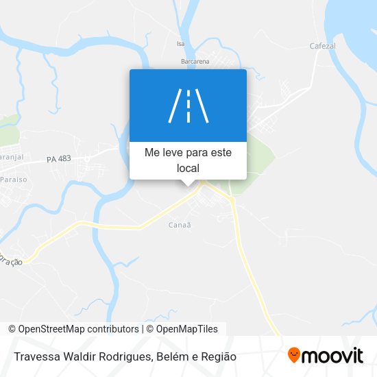 Travessa Waldir Rodrigues mapa