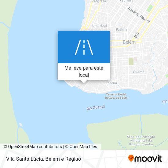 Vila Santa Lúcia mapa