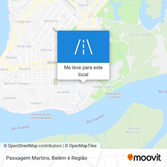 Passagem Martins mapa