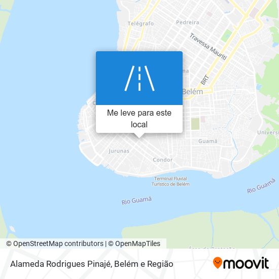 Alameda Rodrigues Pinajé mapa