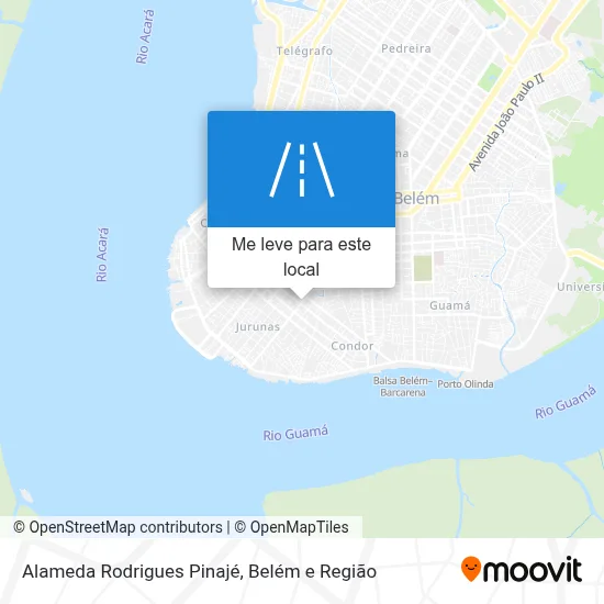Alameda Rodrigues Pinajé mapa
