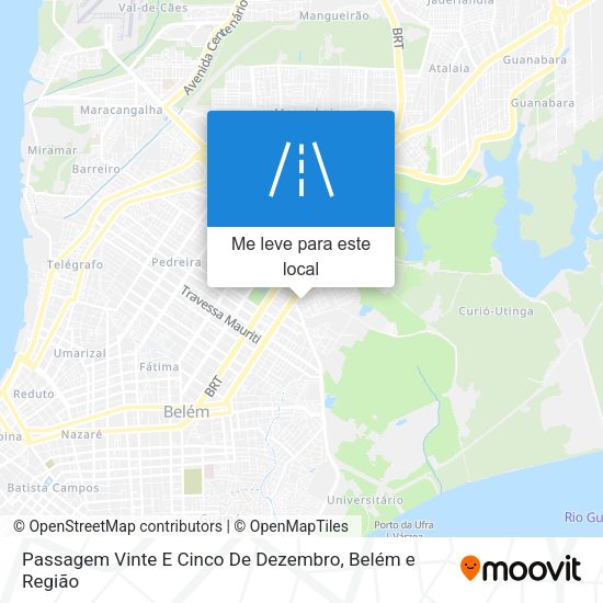 Passagem Vinte E Cinco De Dezembro mapa