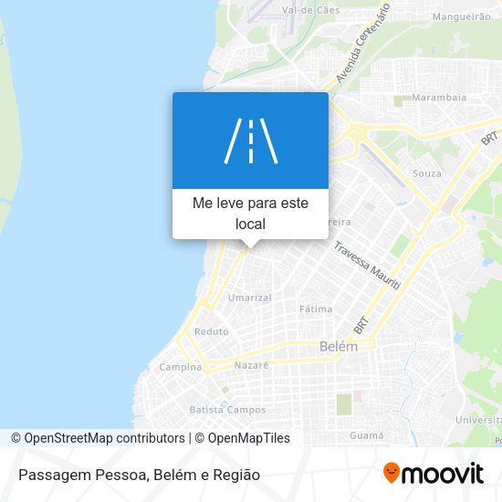 Passagem Pessoa mapa