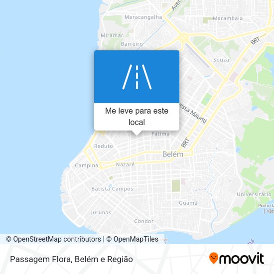 Passagem Flora mapa