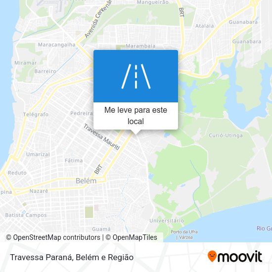 Travessa Paraná mapa