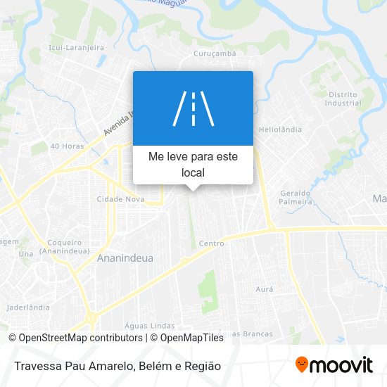 Travessa Pau Amarelo mapa