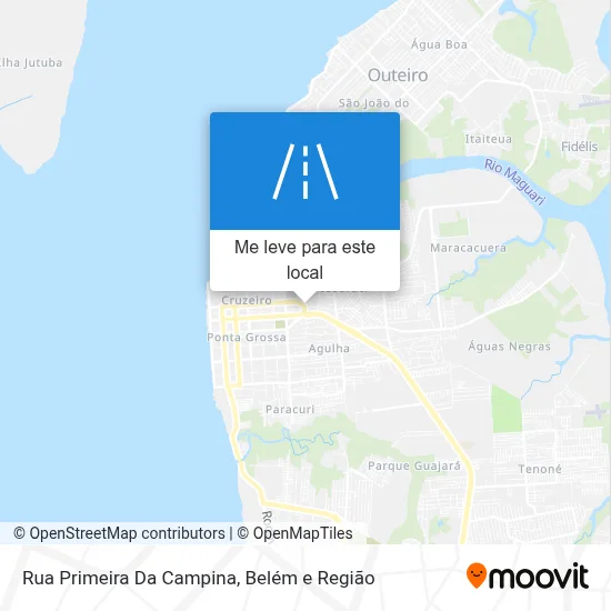 Rua Primeira Da Campina mapa