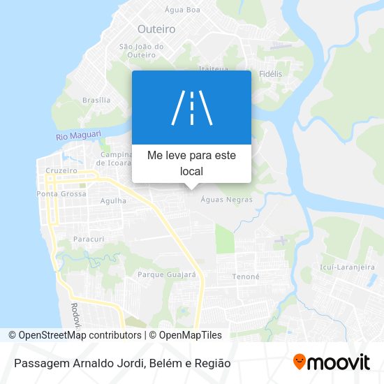 Passagem Arnaldo Jordi mapa