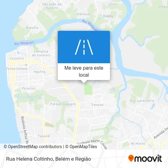 Rua Helena Coltinho mapa