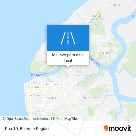 Rua 10 mapa