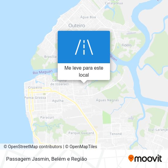Passagem Jasmin mapa