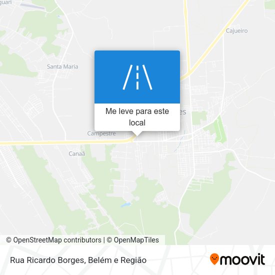 Rua Ricardo Borges mapa