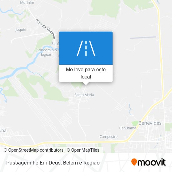 Passagem Fé Em Deus mapa