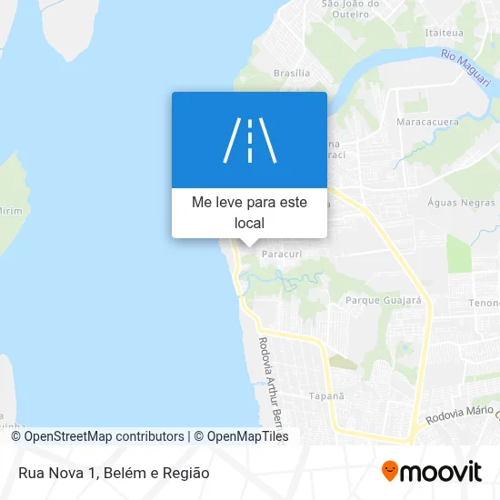 Rua Nova 1 mapa