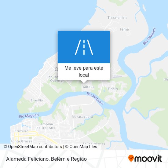 Alameda Feliciano mapa