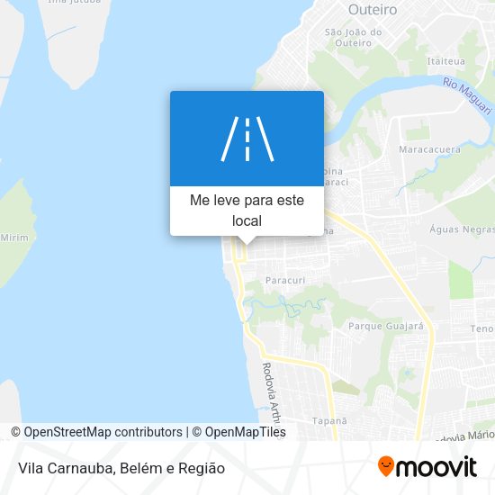 Vila Carnauba mapa